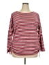 Lane Bryant Stripes Pink Pullover Sweater Size 18 - 20 Plus - photo 1