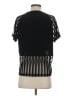 Sandro 100% Polyester Black Short Sleeve Top Size Sm (1) - photo 2