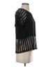 Sandro 100% Polyester Black Short Sleeve Top Size Sm (1) - photo 4