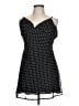 Topshop 100% Polyester Polka Dots Black Cocktail Dress Size 10 - photo 1