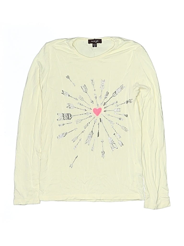 Pre-owned Imoga Kids' Long Sleeve T-shirt In Yellow