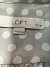 Ann Taylor LOFT 100% Polyester Polka Dots Gray Long Sleeve Blouse Size XS (petite) - photo 7