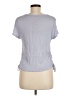 Pink Rose Gray Short Sleeve Top Size M - photo 2