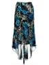 Chico's 100% Polyester Tropical Blue Casual Skirt Size Med (1) - photo 2