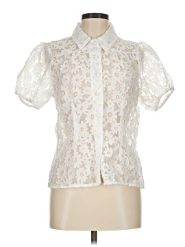 Unique Vintage Short Sleeve Blouse