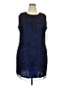 Amanda Smith Blue Cocktail Dress Size 18 - photo 1