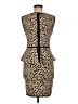 BCBGMAXAZRIA Animal Print Tan Cocktail Dress Size M - photo 2