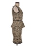 BCBGMAXAZRIA Animal Print Tan Cocktail Dress Size M - photo 4