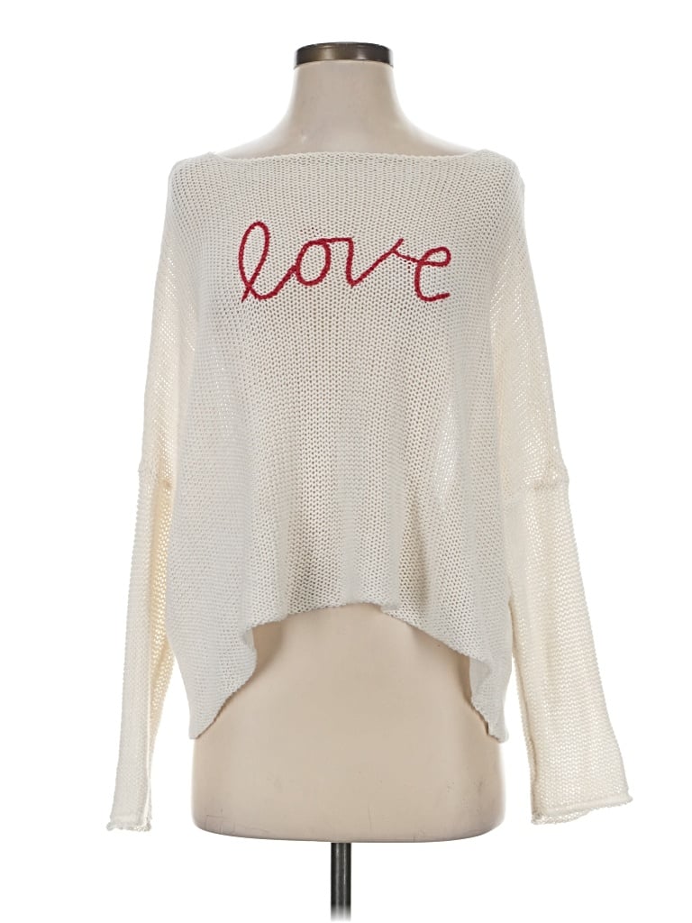 Pre-owned Wooden Ships Pullover Sweater In Ivory