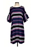 Halogen Stripes Blue Casual Dress Size S - photo 1