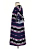 Halogen Stripes Blue Casual Dress Size S - photo 5