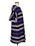 Halogen Stripes Blue Casual Dress Size S - photo 4