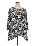 Avenue Black 3/4 Sleeve Blouse Size 22 Plus - photo 1