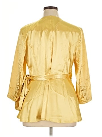 Midnight Velvet 3/4 Sleeve Blouse (view 2)