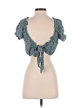 American Eagle Outfitters Short Sleeve Blouse (view 2)