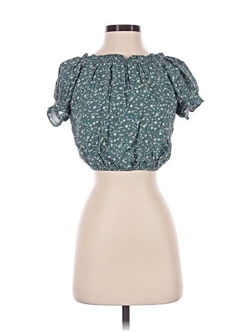 American Eagle Outfitters Short Sleeve Blouse (view 1)