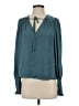 Rebecca Taylor Teal Long Sleeve Blouse Size XS - photo 1