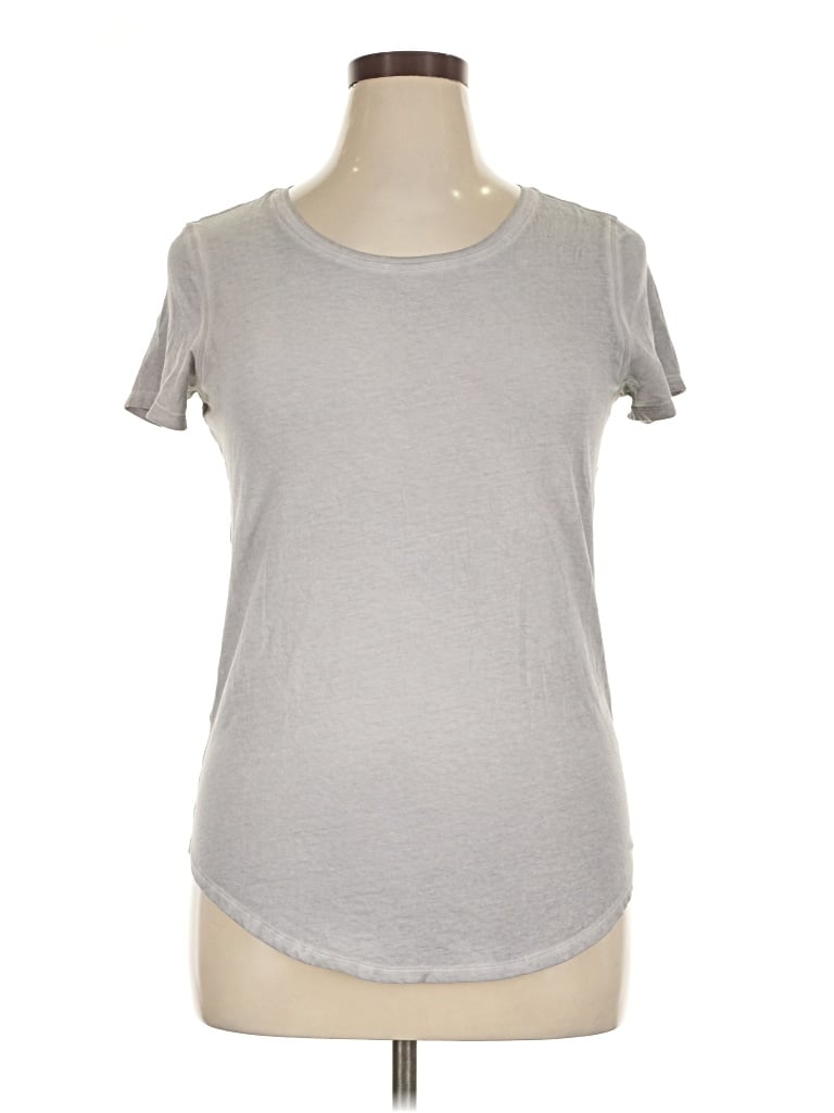 Pre-owned Lululemon Athletica Short Sleeve T-shirt In Gray