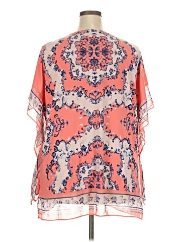 JM Collection Short Sleeve Blouse (view 2)