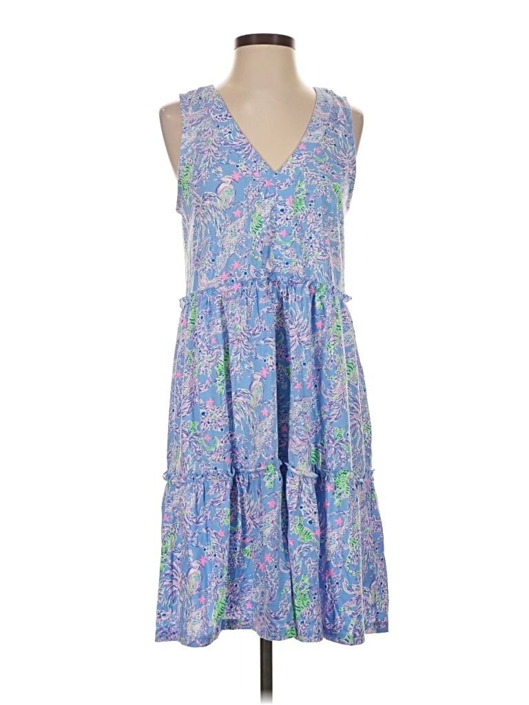 Pre-owned Lilly Pulitzer Casual Dress In Blue