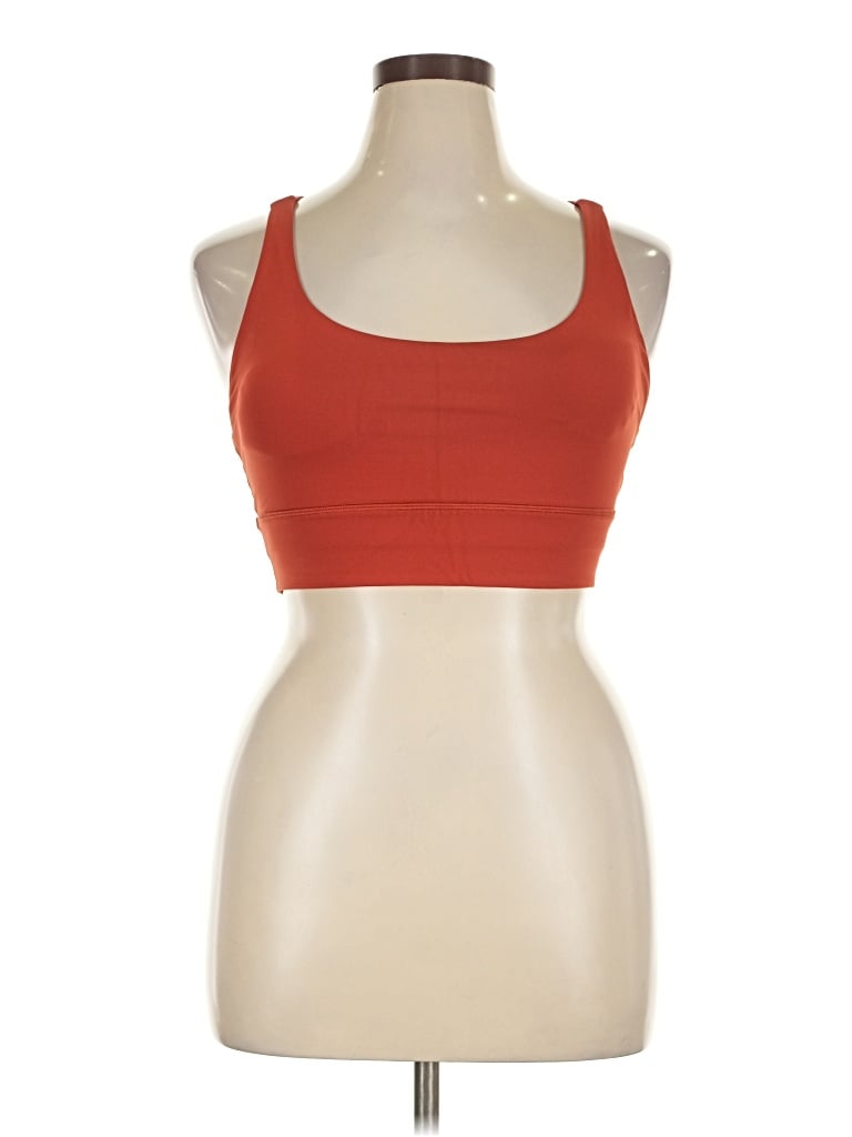 Pre-owned Lululemon Athletica Sports Bra In Orange