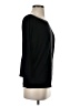 Black Label by Chico's Black 3/4 Sleeve Top Size 0 - photo 4