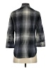 Joie 100% Cotton Plaid Gray 3/4 Sleeve Button-Down Shirt Size S - photo 2