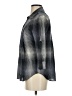 Joie 100% Cotton Plaid Gray 3/4 Sleeve Button-Down Shirt Size S - photo 5