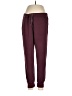 Ann Taylor LOFT Solid Burgundy Track Pants Size M - photo 1