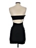 Unbranded Solid Black Cocktail Dress Size XS (estimated) - photo 2