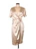 JM Studio Tan Cocktail Dress Size 14 - photo 1