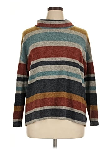 Tribal Turtleneck Sweater (view 1)