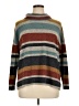 Tribal Stripes Brown Turtleneck Sweater Size XL - photo 1
