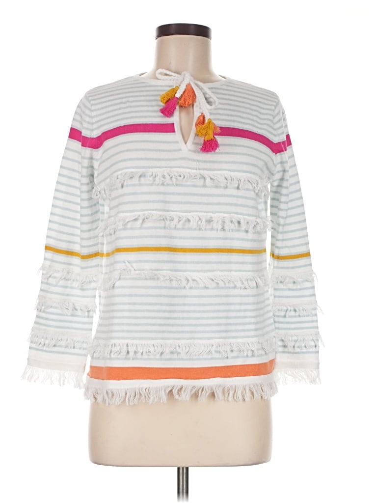 Pre-owned Lisa Todd Sweatshirt In White