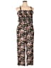 Arula Floral Black Jumpsuit Size 1X (estimated) - photo 1