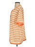 Sabo 100% Cotton Orange Short Sleeve Blouse Size S - photo 5