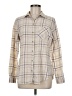 Field & Stream Plaid Tan Long Sleeve Button-Down Shirt Size M - photo 1