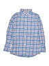 Vineyard Vines 100% Cotton Plaid Blue Long Sleeve Button-Down Shirt Size 8 - 10 - photo 1