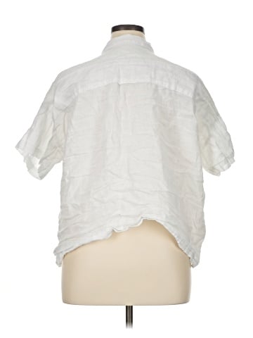 Eileen Fisher Short Sleeve Blouse (view 2)