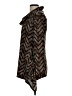Robert Louis Animal Print Chevron-herringbone Brown Long Sleeve Polo Size L - photo 5