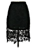 Sans Souci 100% Polyester Black Formal Skirt Size S - photo 1
