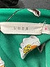 Lush 100% Polyester Green 3/4 Sleeve Blouse Size M - photo 7
