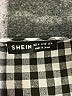 Shein 100% Polyester Checkered-gingham Black Casual Dress Size 6 - photo 7