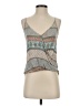 En Creme 100% Rayon Teal Sleeveless Blouse Size S - photo 1