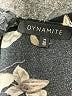 Dynamite Print Black Casual Dress Size M - photo 4