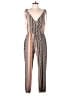 BCBGeneration Graphic Brown Jumpsuit Size L - photo 1