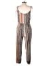 BCBGeneration Graphic Brown Jumpsuit Size L - photo 2