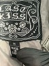 Last Kiss 100% Polyurethane Metallic Gray Jacket Size M - photo 3