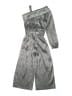 Justice 100% Polyester Silver Dress Size 7 - 8 - photo 2