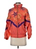 Petite Sophisticate 100% Nylon Graphic Orange Track Jacket Size P (petite) - photo 1